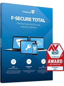 F-SECURE Total Security για 3 Συσκευές και 2 Έτη Χρήσης (Ηλεκτρονική Άδεια)