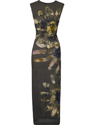 Desigual Maxi Καθημερινό Φόρεμα Χακί 26WWVK33-2063
