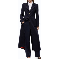 Pinko Γυναικείο Παλτό Μάλλινο Μακρύ Navy Μπλε 107783A3O3-G03