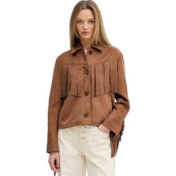 DKNY Γυναικείο Μπουφάν Δερματίνη Κοντό Ταμπά DJ6J6238-OFJ