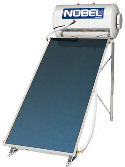 Nobel Classic Ηλιακός Θερμοσίφωνας 120lt 2m² Inox Τριπλής Ενέργειας για Αντλία Θερμότητας