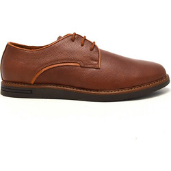 Softies Ανδρικά Σκαρπίνια Derby Δερμάτινα Καφέ 6971