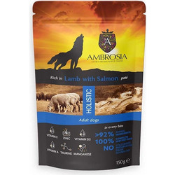 Ambrosia Holistic Adult Grain Free with Lamb, Salmon & Apples 150gr