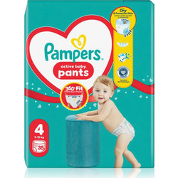 Pampers Active Baby Pants Πάνες Βρακάκι No4 9-15kg 35τμχ