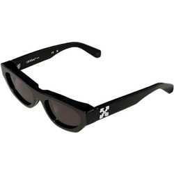 Off White 1050 1007 Γυναικεία Γυαλιά Ηλίου Cat Eye Κοκάλινα Μαύρα με Καφέ Φακό
