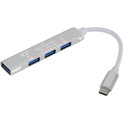 NSP N36 USB Hub 3.0 USB-C με 4 Θύρες USB-A