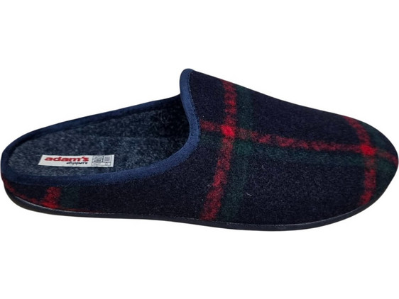 Adam's Χειμερινές Ανδρικές Παντόφλες Navy Μπλε 739-24504