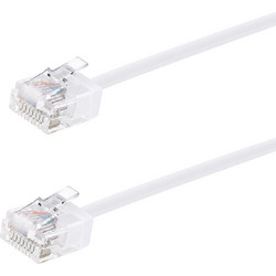 Powertech U/UTP Cat.6a Καλώδιο Δικτύου Ethernet 5m White CAB-N474