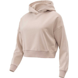Brille Azela Γυναικείο Αθλητικό Crop Top με Κουκούλα Nude SD231043-BRN