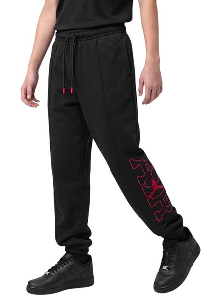 Nike Παιδικό Παντελόνι Φόρμας Μαύρο Κόκκινο 95G282-023