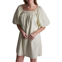 DKNY Mini Καλοκαιρινό Καθημερινό Φόρεμα Εκρού DJ6D9256-F5R