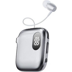 K91 Ακουστικό Bluetooth In Ear Πέτου Silver