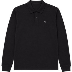 Calvin Klein Ανδρική Μπλούζα Polo Μακρυμάνικη Μαύρη LV04RH263G-UB1
