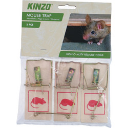 Kinzo Ποντικοπαγίδα 3τμχ 06452014