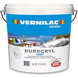 Vernilac Trade Dorocryl Ελαστομερές Ακρυλικό Στεγανωτικό Ταράτσας 3lt