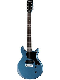 Harley Benton DC-Junior Ηλεκτρική Κιθάρα Double Cut με Ταστιέρα Amaranth Pelham Blue