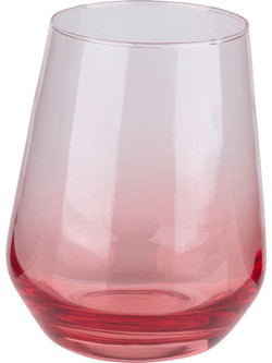 Alpina Σετ Ποτήρια Νερού Γυάλινα Κόκκινα 450ml 4τμχ 871125233470