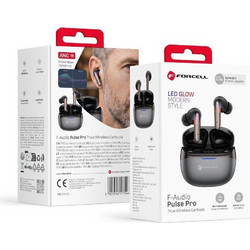 Forcell F-Audio Pulse Pro Ακουστικά Bluetooth In Ear Black