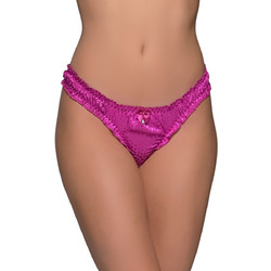Milena By Paris Γυναικείο Sexy String Magenta Φούξια 7685