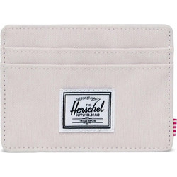 Herschel Μικρό Υφασμάτινο Γυναικείο Πορτοφόλι Καρτών Εκρού Charlie