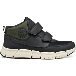 Geox Flexyper Παιδικά Sneakers Μποτάκια Μαύρα J569BA0ME32C0033