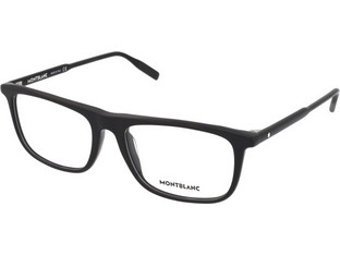 Montblanc MB0012O 005 Ανδρικός Σκελετός Γυαλιών Οράσεως Κοκάλινος Μαύρος