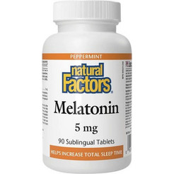 Natural Factors Melatonin 5mg 90 Ταμπλέτες