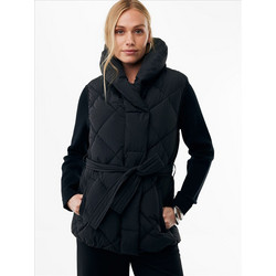 Mexx Αμάνικο Γυναικείο Μπουφάν Χειμωνιάτικο Puffer Μακρύ Μαύρο MF006802363W-193911