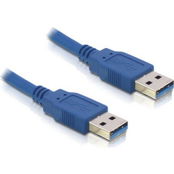 DeLOCK 83121 Καλώδιο USB-A Male 3.0 to USB-A Male 0.5m Blue