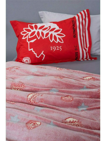 Palamaiki Olympiacos Παιδική Κουβέρτα Fleece 160x220 Κόκκινη