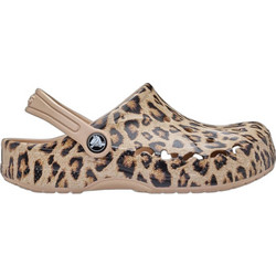 Crocs Baya Seasonal Παιδικά Παπούτσια Θαλάσσης για Κορίτσι Ανατομικά Καφέ Μπεζ 209729-2UA