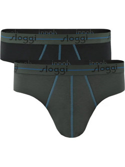Sloggi Ανδρικά Σλιπ Βαμβακερά 2Pack 10050546-M003