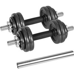 Rebel RBA-2327-15 Ρυθμιζόμενοι Αλτήρες Σετ με Μπάρα 15kg