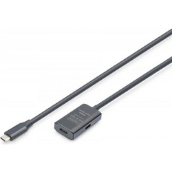 Digitus DA-73108 USB-C Female to USB-C 5m Black