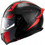 Nzi Go Rider Stream Duo Vertice Black Red Κράνος Μηχανής Full Face 1500gr