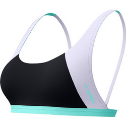 Speedo Αθλητικό Bikini Top Μπουστάκι Μαύρο Λευκό Τιρκουάζ 8-00480400334