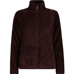 CMP Γυναικεία Ζακέτα Fleece Μακριά με Φερμουάρ Σοκολατί 38P1536-C595