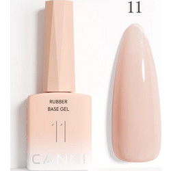 Canni 11 Rubber Base Ημιμόνιμο Βερνίκι Νυχιών 9ml