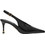 Steve Madden Γόβες Slingback Δερμάτινες με Τακούνι Στιλέτο Μαύρες SM11005669