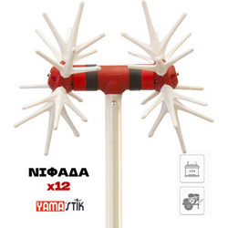 Yamastik X12-AL-25 Ελαιοραβδιστικό Μπαταρίας Νιφάδα 400W 12V 2.5m 3.4kg