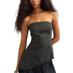 Topshop Γυναικείο Καλοκαιρινό Top Σοκολατί 31001377