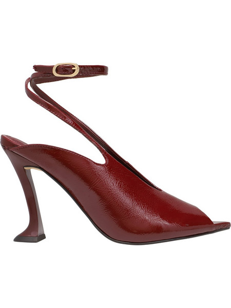 Carrano Γόβες Slingback Δερμάτινες με Λεπτό Ψηλό Τακούνι Μπορντό 993002-PNTL01