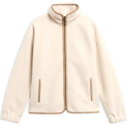 Barbour Γυναικεία Ζακέτα Fleece Μακριά με Φερμουάρ Nude LFL0091-CR52
