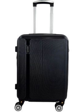 Playbags Collection PS802-20 Βαλίτσα Καμπίνας 55x36x22cm με 4 Ρόδες Μαύρη