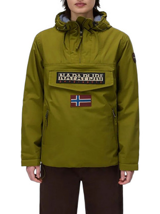 Napapijri Ανδρικό Μπουφάν Χειμωνιάτικο Pullover Πράσινο NP0A4GM6G4C