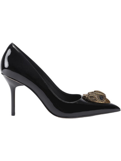 Kurt Geiger Γόβες Λουστρίνι με Τακούνι Στιλέτο με Στρας Μαύρες 5595500309-00
