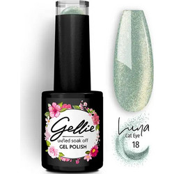 Gellie Luna 18 Cat Eye Ημιμόνιμο Βερνίκι Νυχιών 10ml