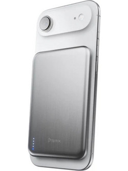BMX SolidSafe Air Wireless Magsafe Power Bank 5000mAh 15W με Θύρα USB-C Silver
