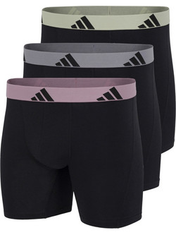 Adidas Active Flex Ανδρικά Μποξεράκια Σετ 3Pack Μαύρα KM2706-921