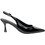 Happy Corner Γόβες Slingback Λουστρίνι με Λεπτό Ψηλό Τακούνι Μαύρες HCLT2519